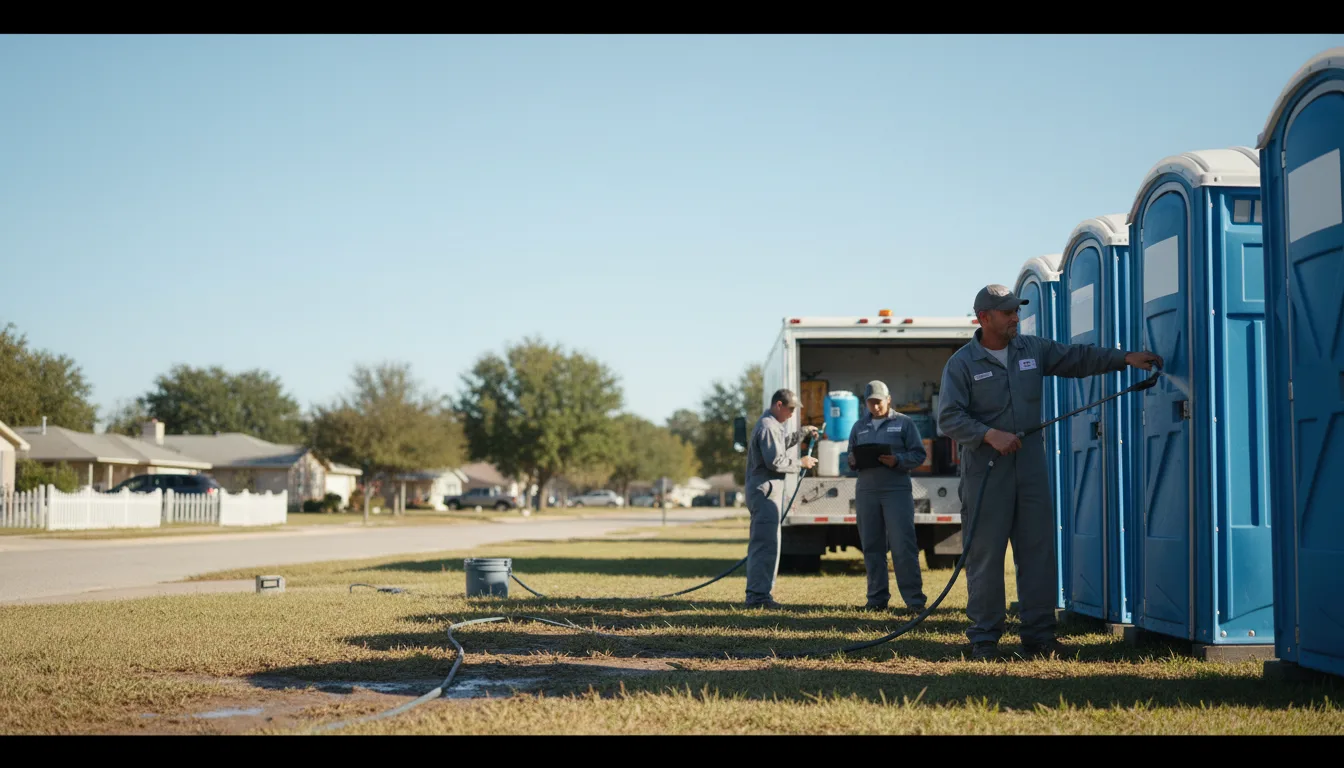 Long-Term Portable Toilet Rental in Sulphur Springs, AR near me
